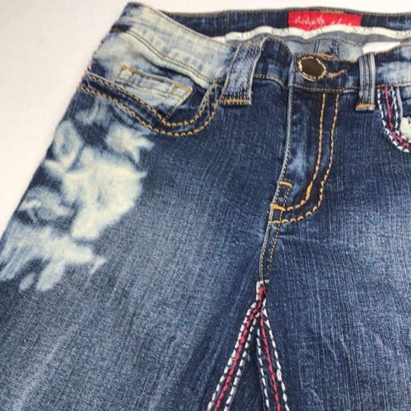 PREMIUM BABY PHAT FACTORY DENIM CAPRIS W 7/27x14 🐈 - Picture 9 of 13